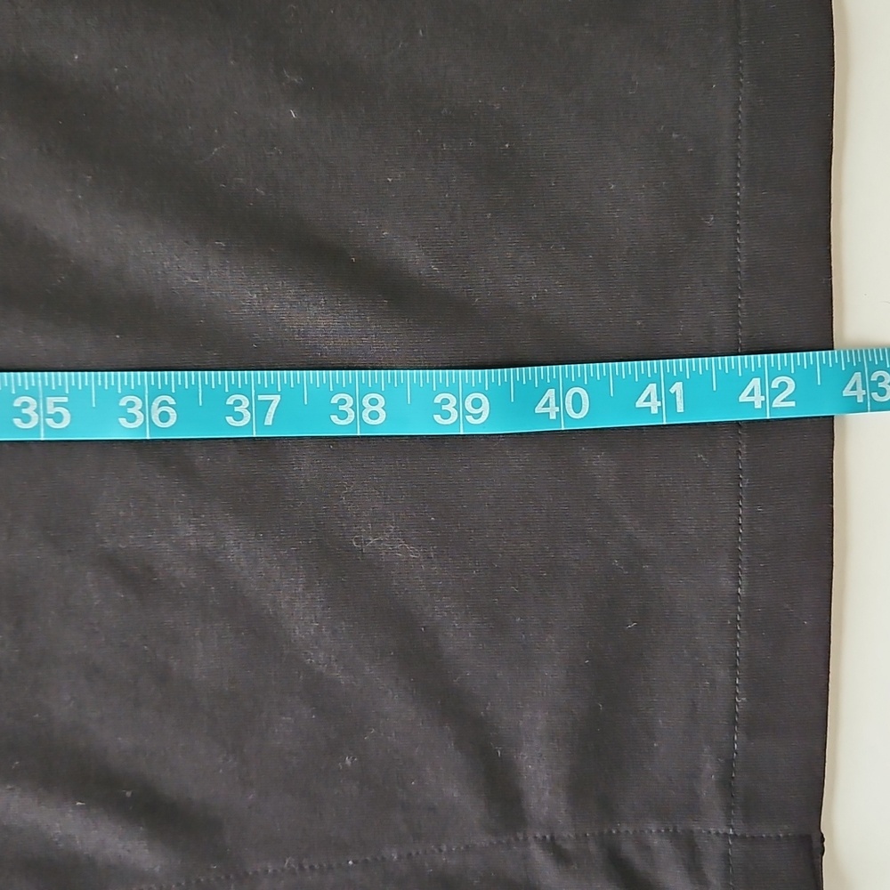 Reebok Athletic Midi Dress Long Sleeve Black Stretch Retro Sportswear Active LG - Picture 8 of 10